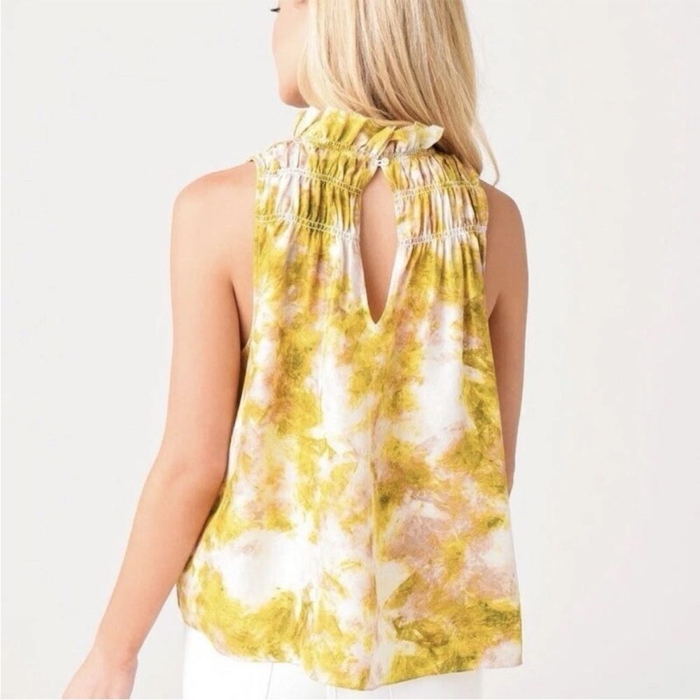JOIE Limited Edition Womens Sleeveless Top Ruffled Neck Size M - Medium NWT $198 - Picture 4 of 16